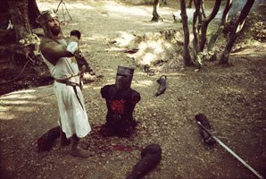 Image result for the black knight monty python