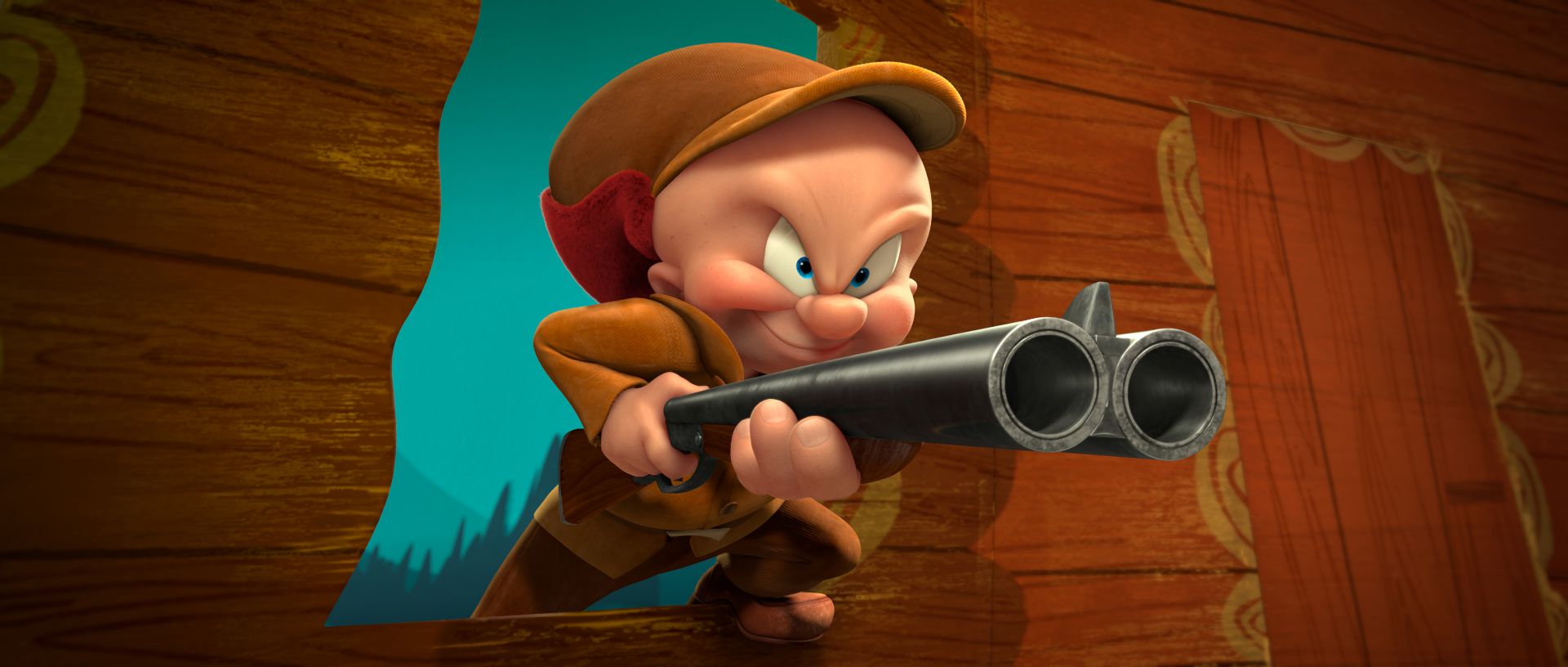 picture of elmer fudd with gun