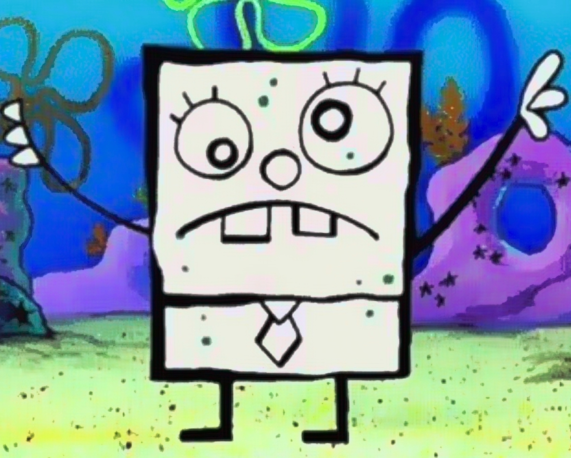 doodlebob and the magic pencil game