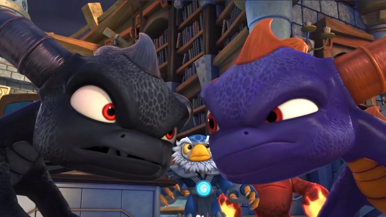 spyro game that you fought a black dragon in the end