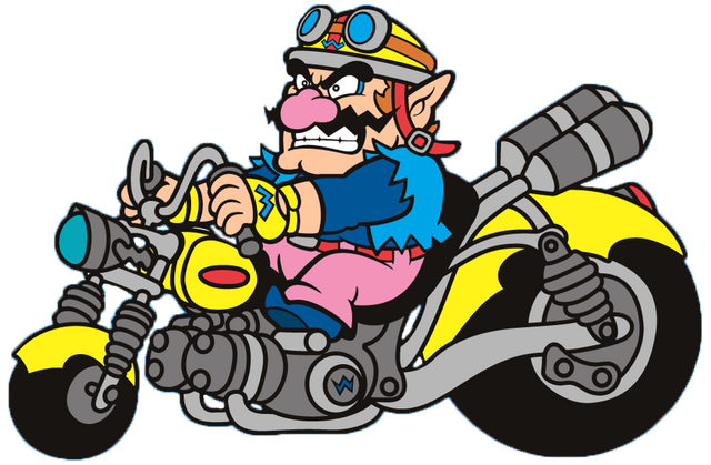 Image Wario Bike Superpng Villains Wiki Fandom Powered By Wikia