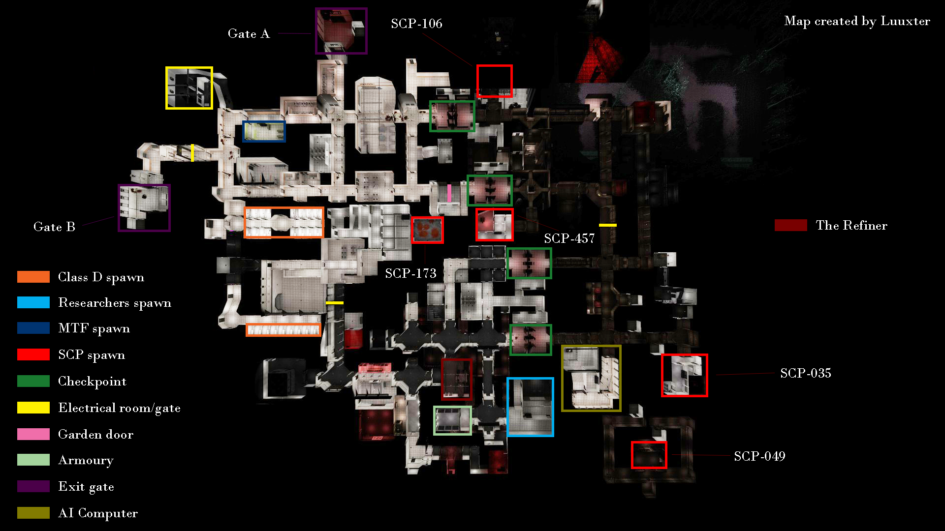 Scp Containment Breach Map Layout