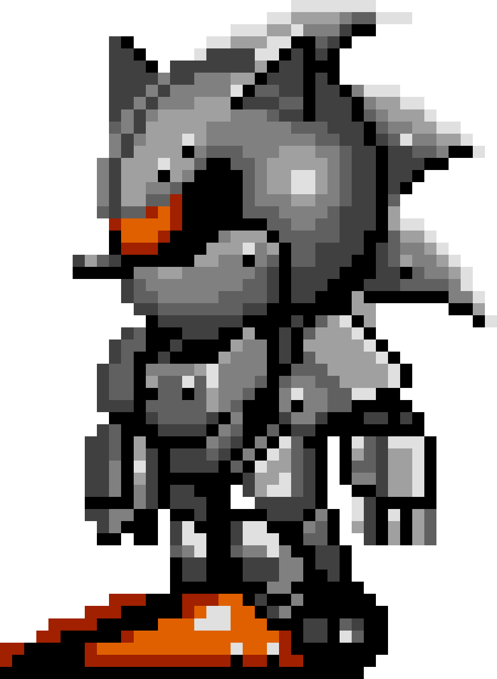 Nerkin Pixel on X: Mecha Silver Sonic, illustration for S2HD #Sonic # Fanart #Wearefans  / X