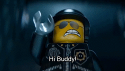 Good and bad cop from the lego movie