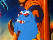 Grogar Threatening to Make the Humans Slaves