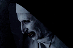 Image result for the nun gifs