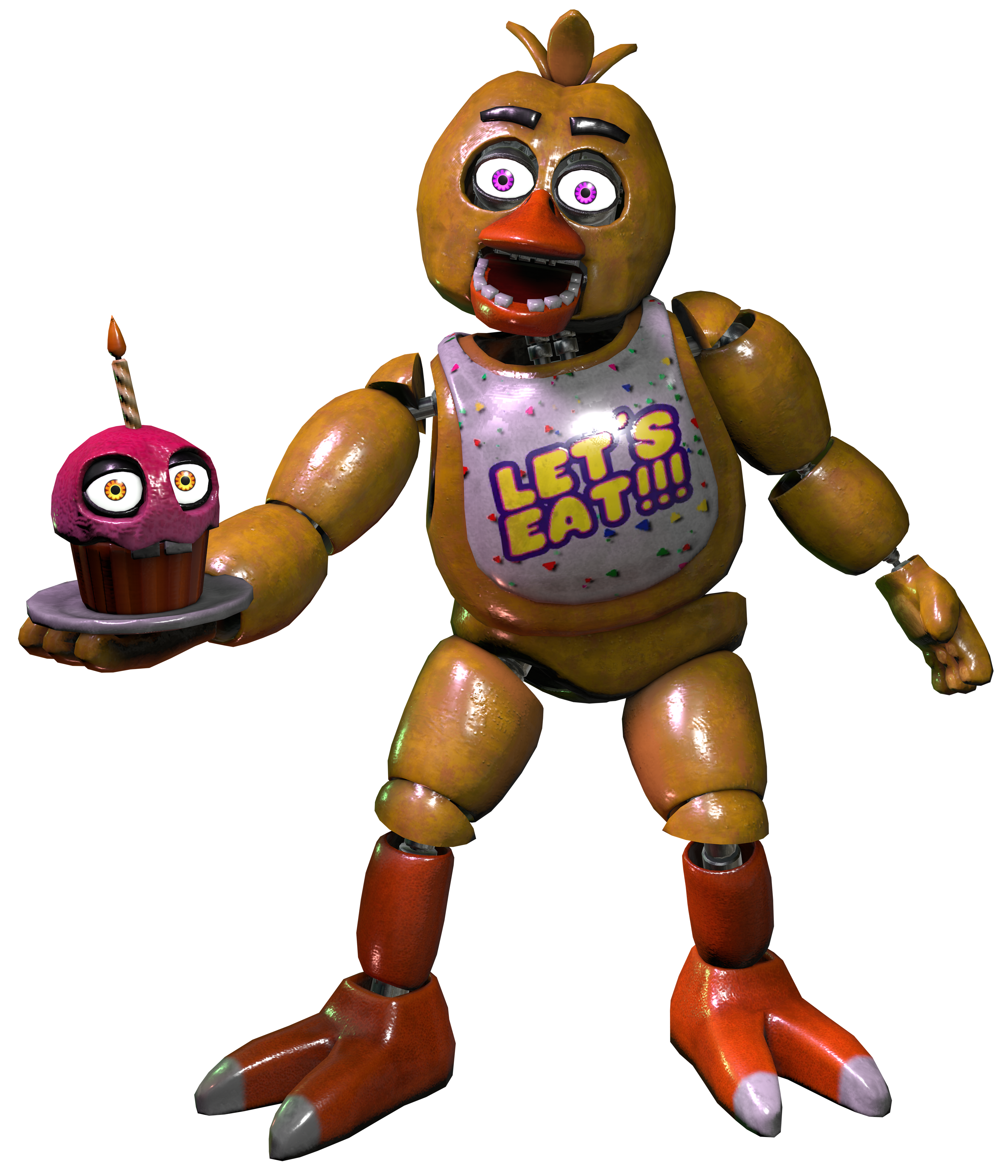 Fnaf Ar Highscore Toy Chica Png