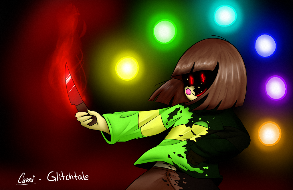 Megalomaniac Glitchtale Chara