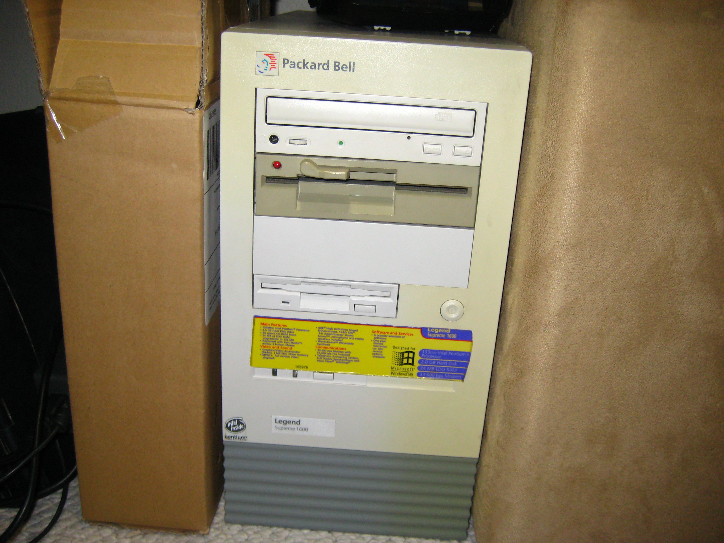 Legend Supreme 1600 Vintage Packard Bell Wiki Fandom