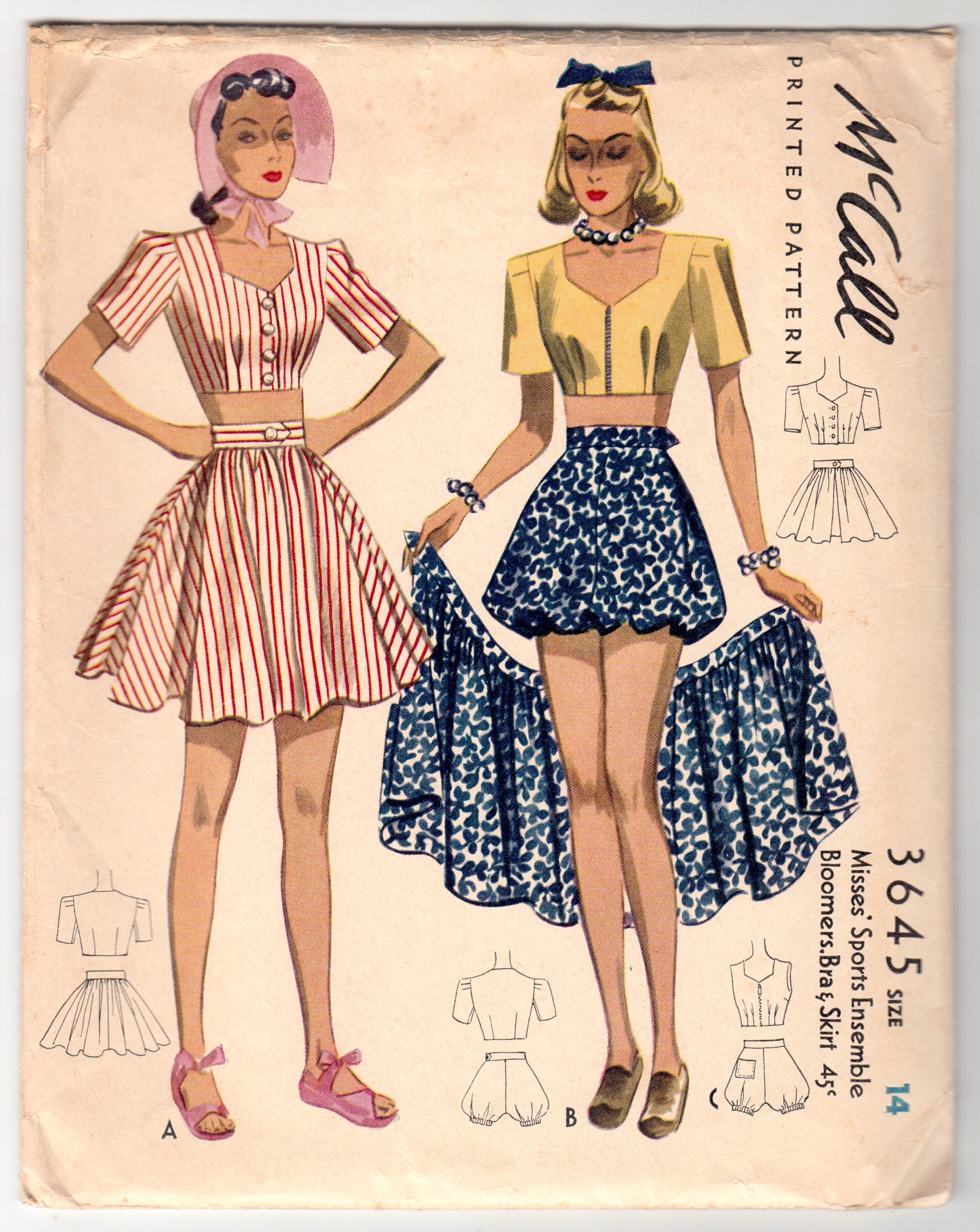 McCall 3645 Vintage Sewing Patterns Fandom
