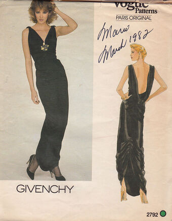 Vogue 2792 B Vintage Sewing Patterns Fandom