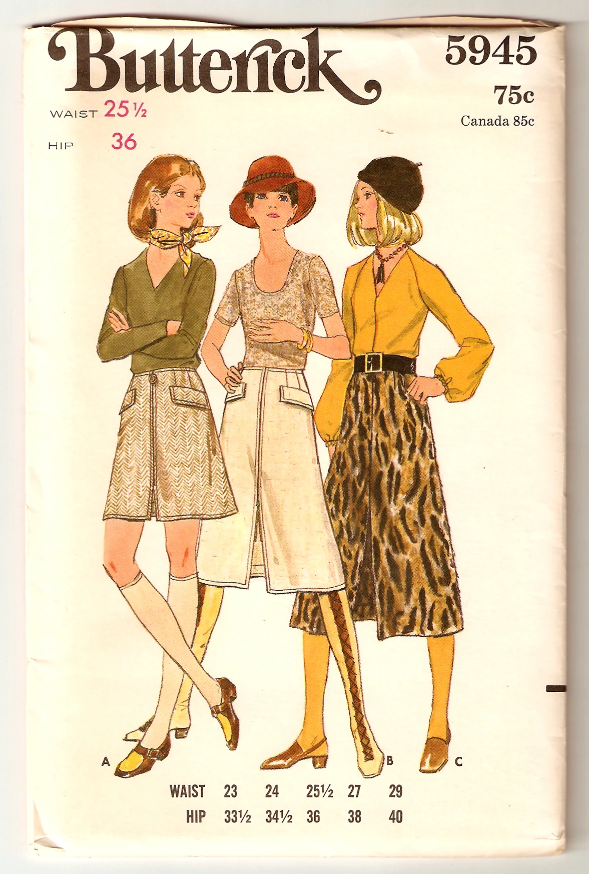 Butterick 5945 | Vintage Sewing Patterns | FANDOM powered by Wikia