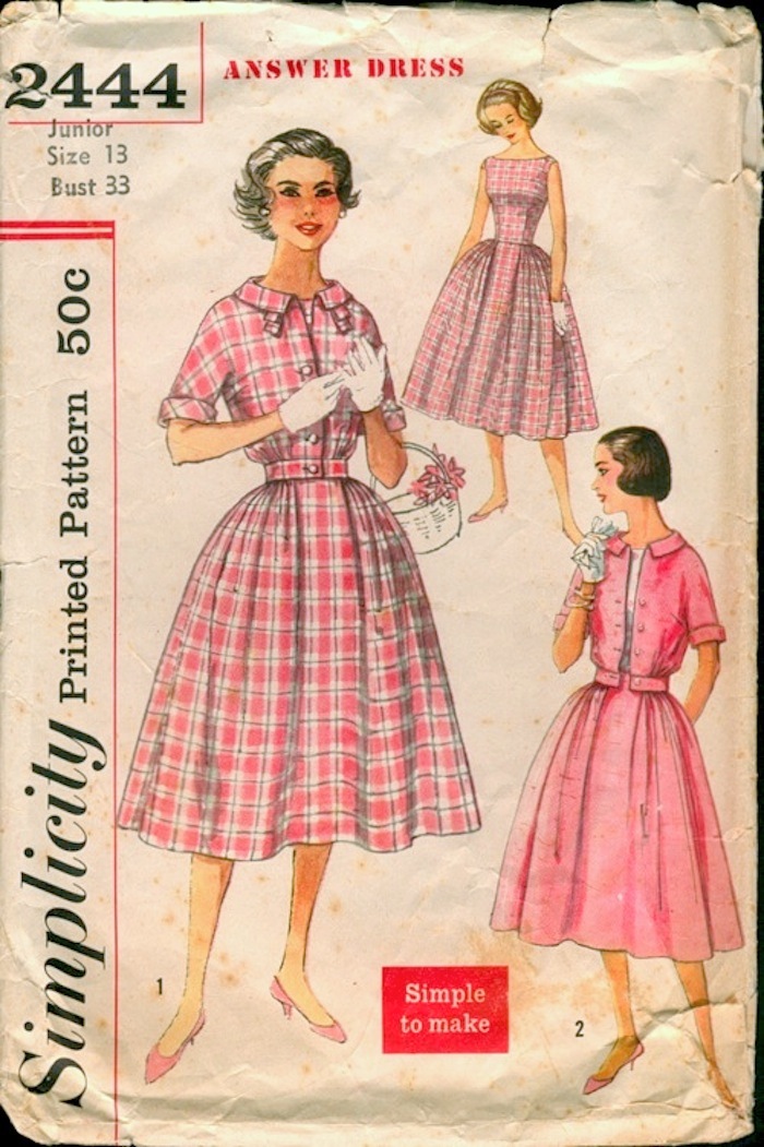 Simplicity 2444 A Vintage Sewing Patterns FANDOM Powered By Wikia   Latest