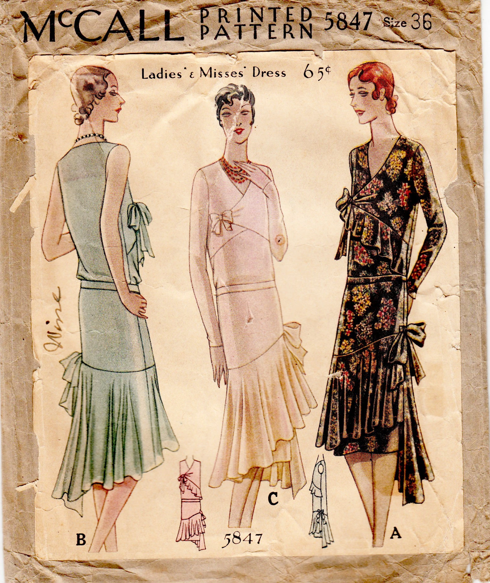 McCall 5847 A Vintage Sewing Patterns FANDOM powered by Wikia
