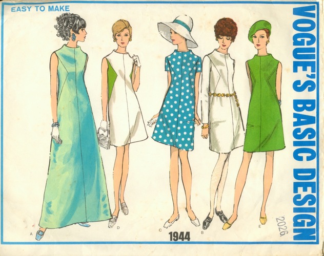 Vogue 1944 A | Vintage Sewing Patterns | FANDOM powered by Wikia