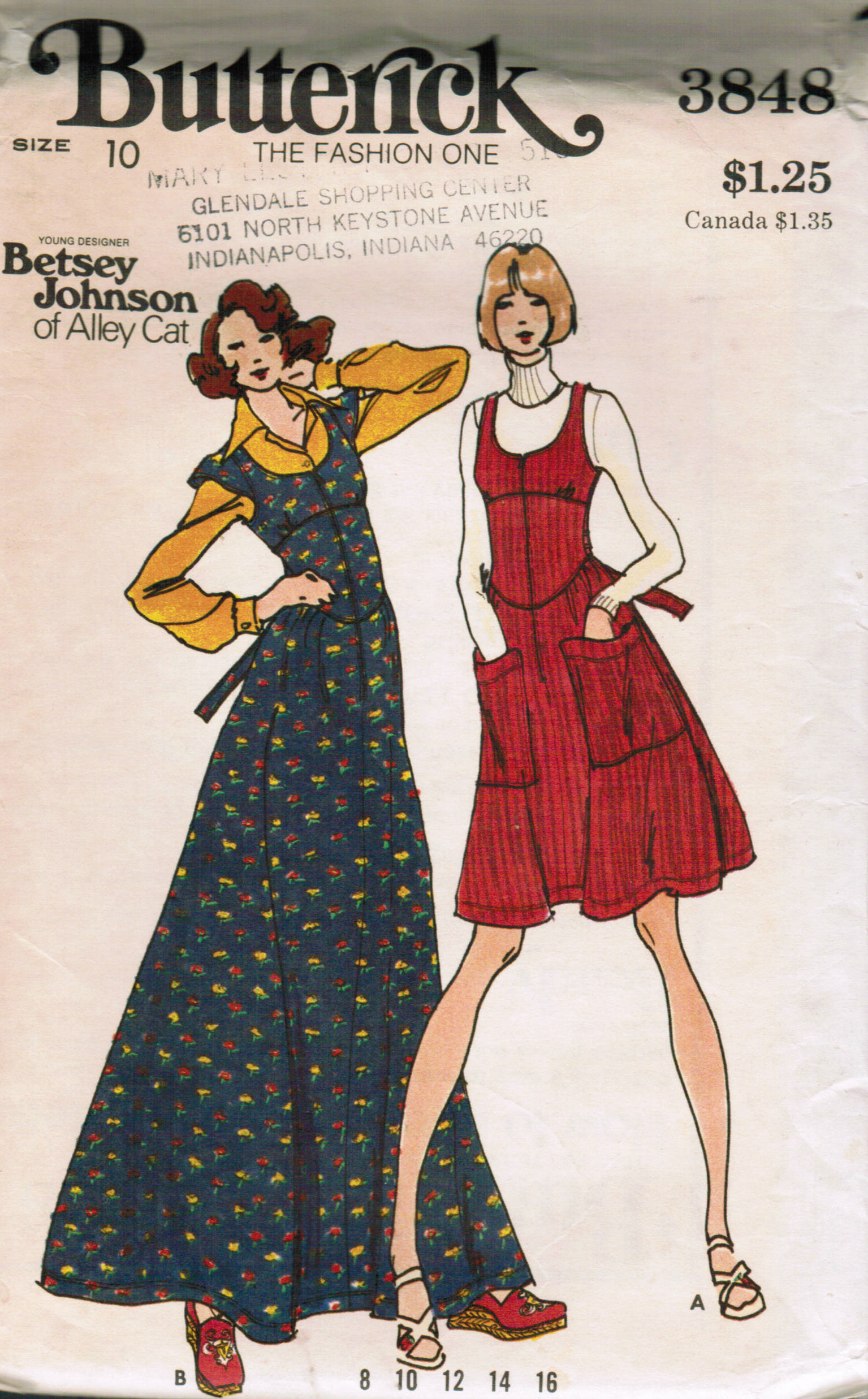 Butterick 3848 | Vintage Sewing Patterns | Fandom