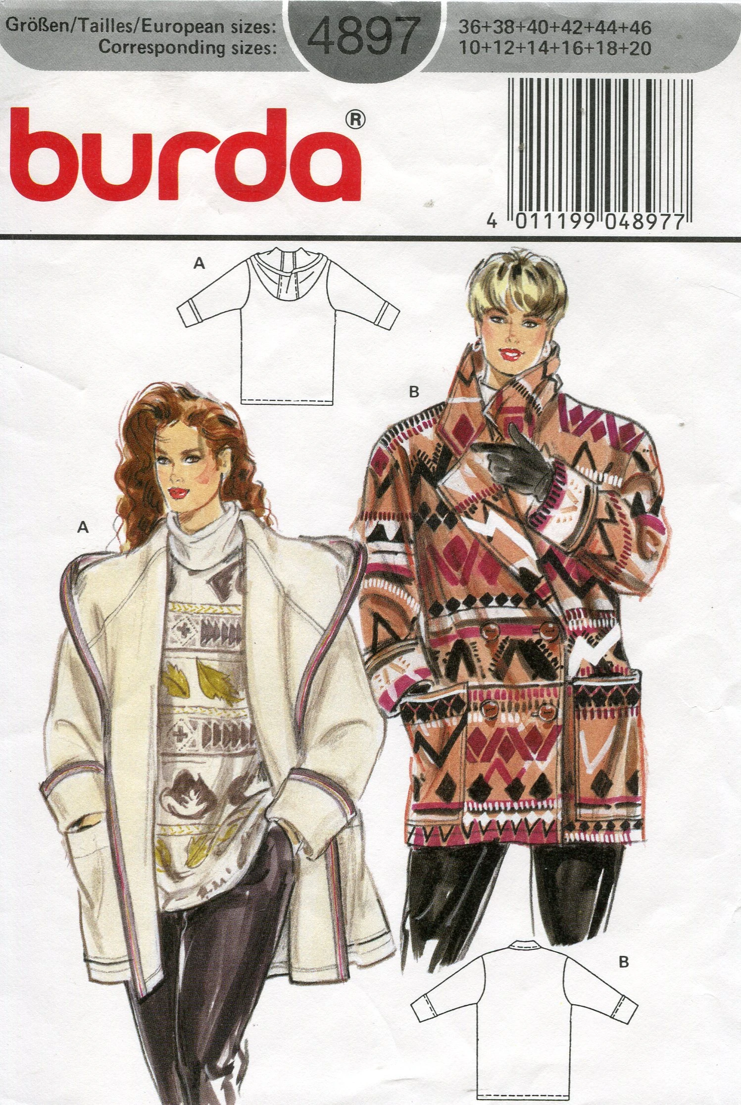 Burda 4897 Vintage Sewing Patterns FANDOM powered by Wikia