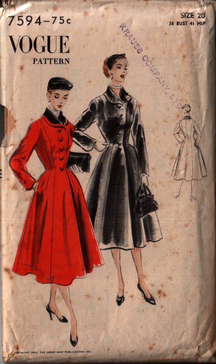 Vogue 7594 | Vintage Sewing Patterns | FANDOM powered by Wikia