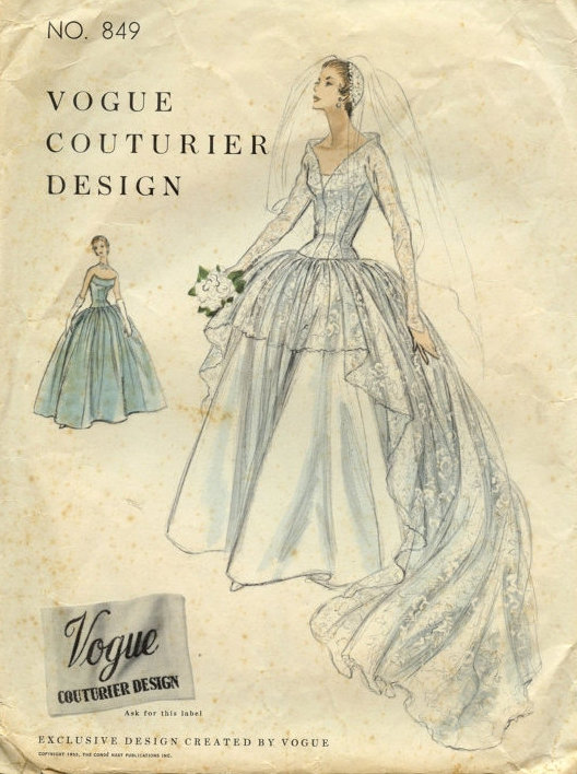 Vogue 849 | Vintage Sewing Patterns | FANDOM powered by Wikia