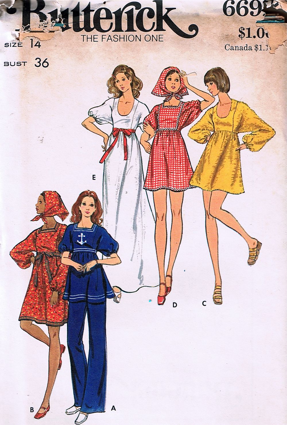Butterick 6692 | Vintage Sewing Patterns | FANDOM powered by Wikia