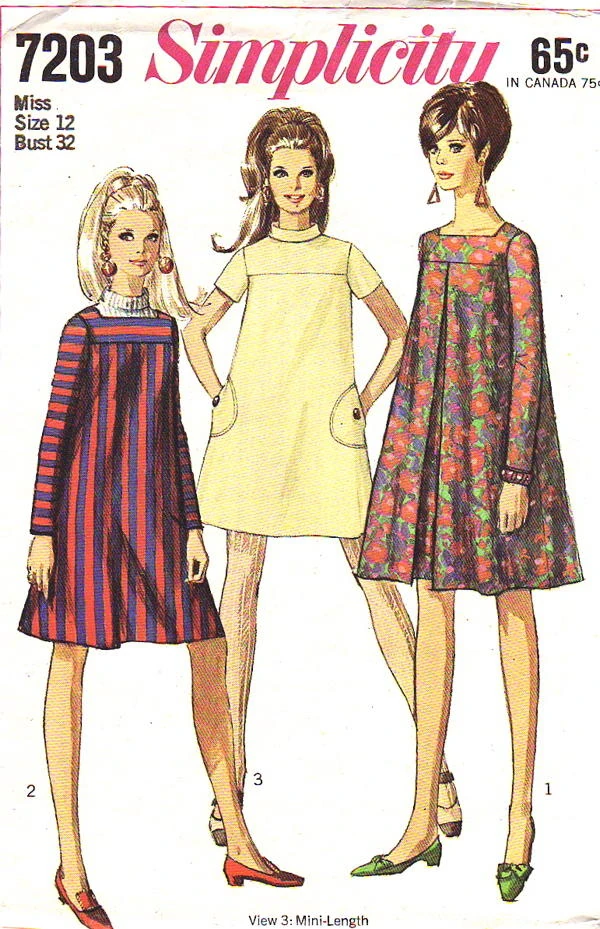 Simplicity 7203 Vintage Sewing Patterns FANDOM powered by Wikia Apron patterns mccall 2104 pattern sewing mccalls dress around wrap wikia 1956 vintagepatterns retro instant misses plain collect bordered fabrics