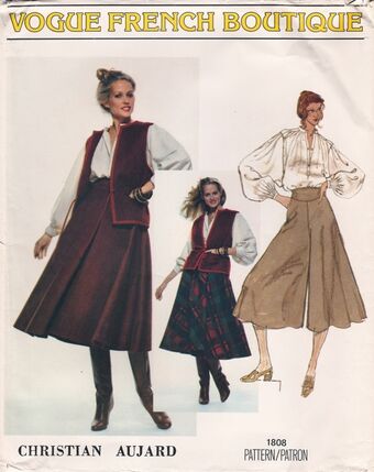 Vogue 1808 Vintage Sewing Patterns Fandom