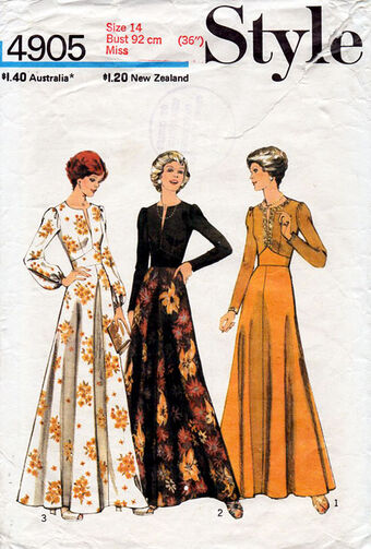 Style 4905 A Vintage Sewing Patterns Fandom