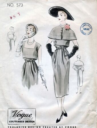Vogue 573 Vintage Sewing Patterns Fandom