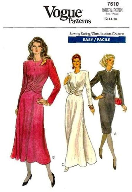 Vogue 7610 | Vintage Sewing Patterns | FANDOM powered by Wikia