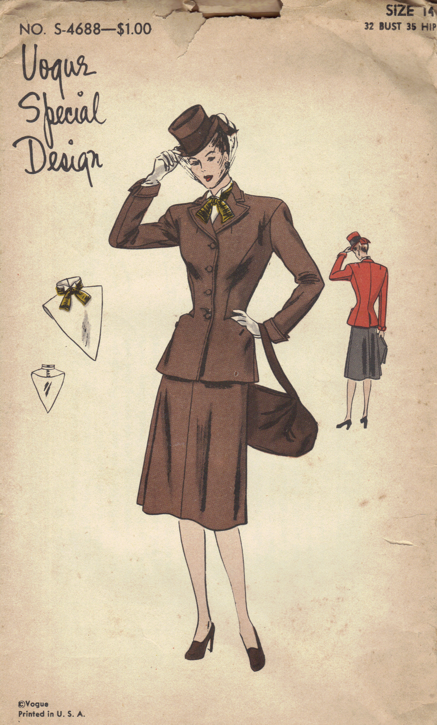 Vogue S-4688 | Vintage Sewing Patterns | FANDOM powered by Wikia