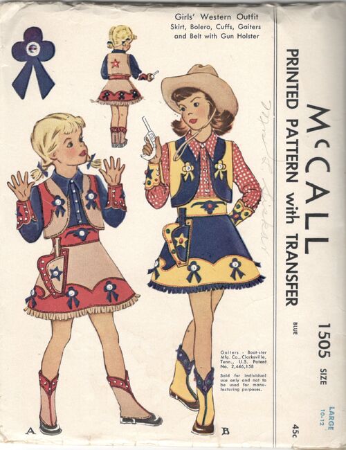 Sewing Western Childrenswear Using Vintage Patterns Sew Dang Crafty
