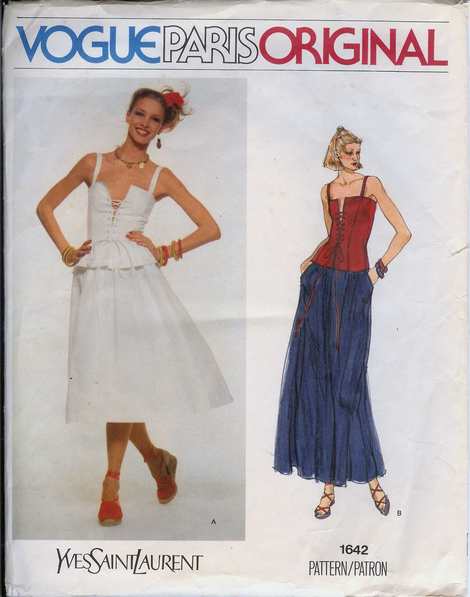 Vogue 1642 A | Vintage Sewing Patterns | FANDOM powered by Wikia