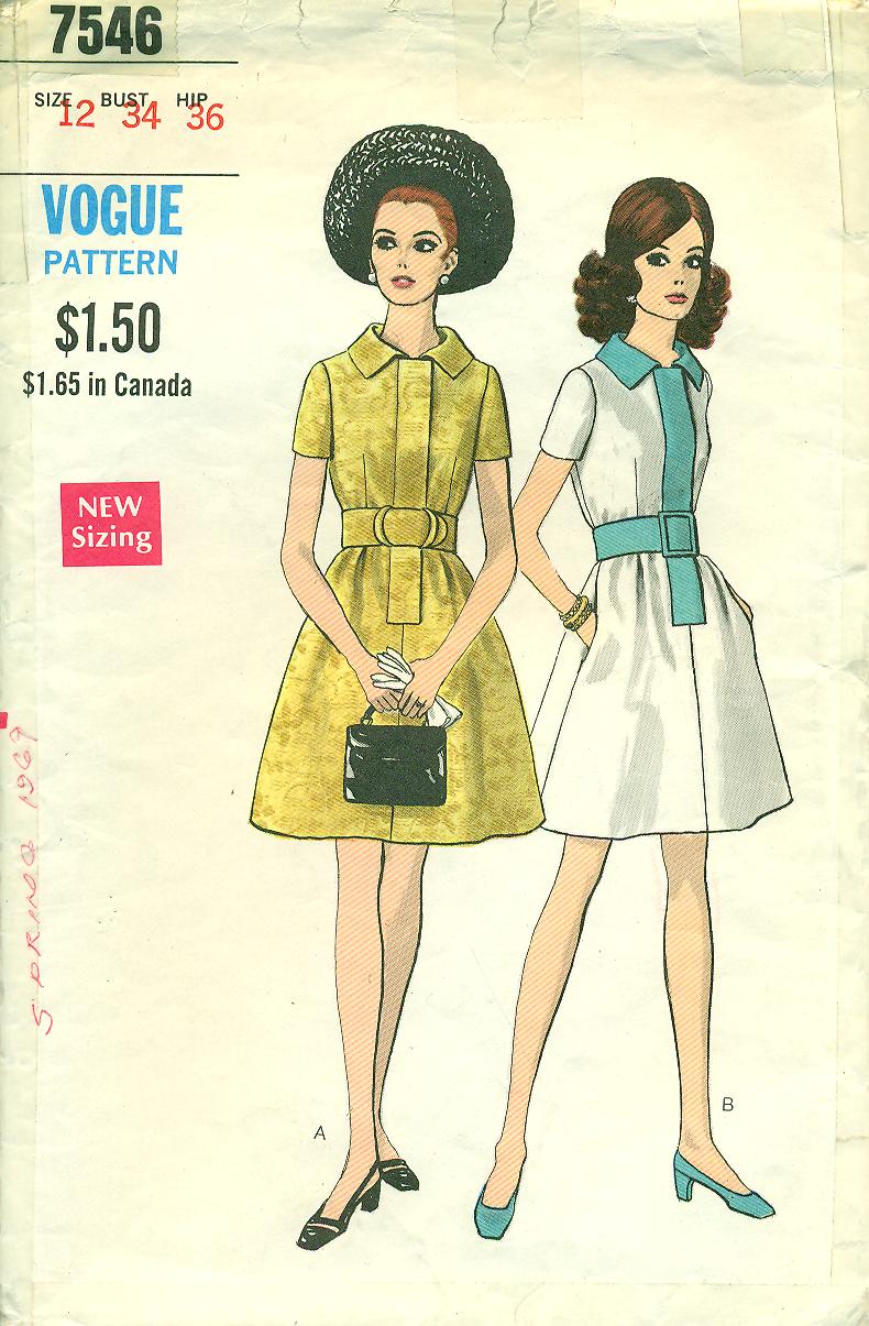 Vogue 7546 | Vintage Sewing Patterns | FANDOM powered by Wikia
