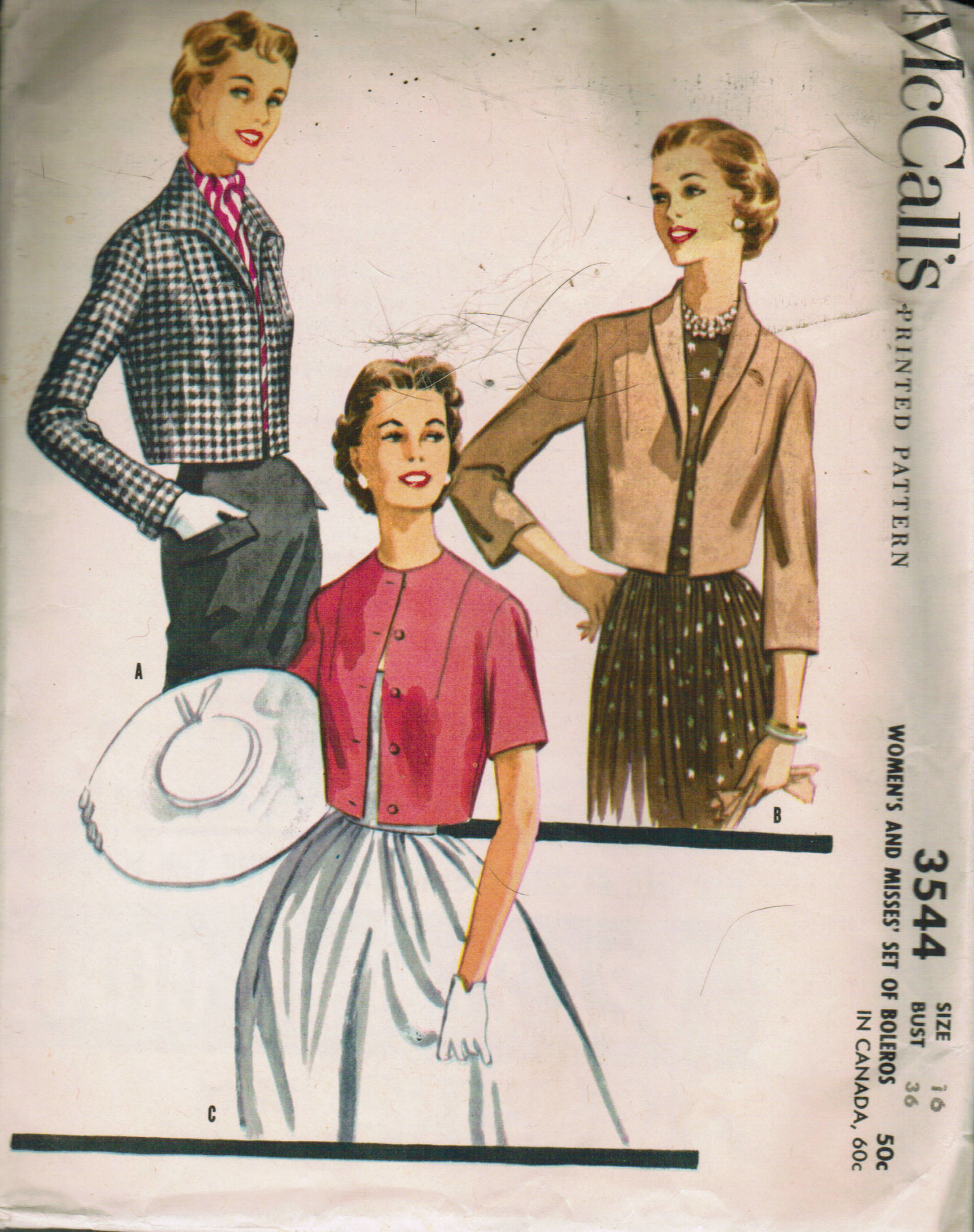 McCall's 3544 Vintage Sewing Patterns FANDOM powered by Wikia