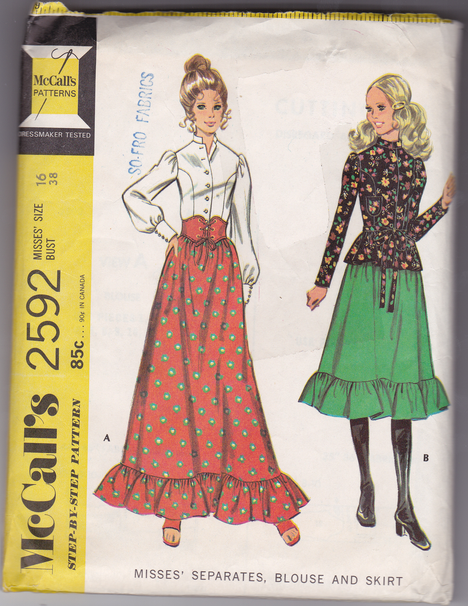 McCall's 2592 | Vintage Sewing Patterns | FANDOM powered by Wikia