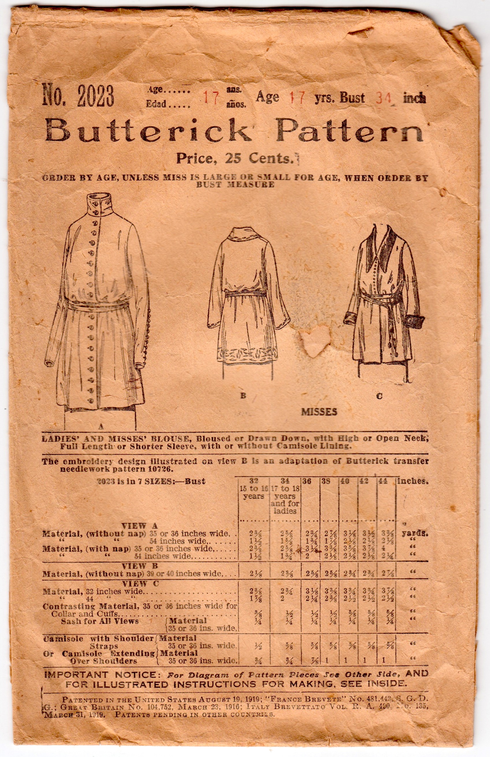 Butterick 2023 Vintage Sewing Patterns FANDOM powered by Wikia