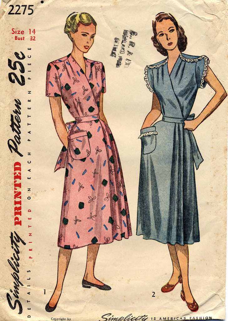 Simplicity 2275 A | Vintage Sewing Patterns | FANDOM powered by Wikia