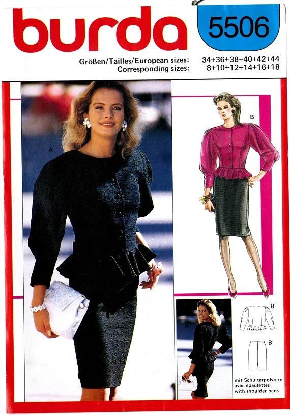 Burda 5506 Vintage Sewing Patterns FANDOM powered by Wikia