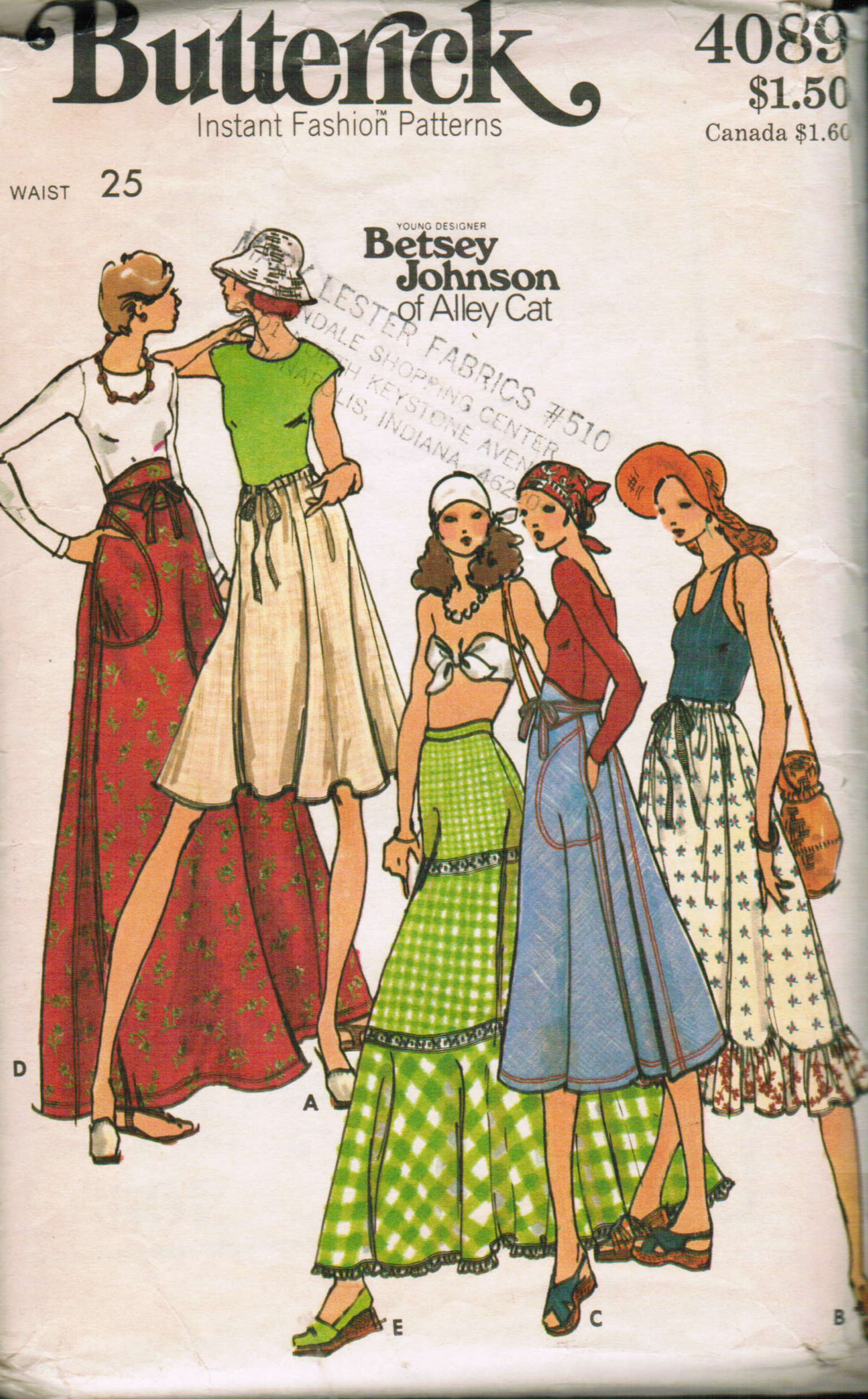 Butterick Vintage Patterns
 Butterick 4089 Vintage Sewing Patterns