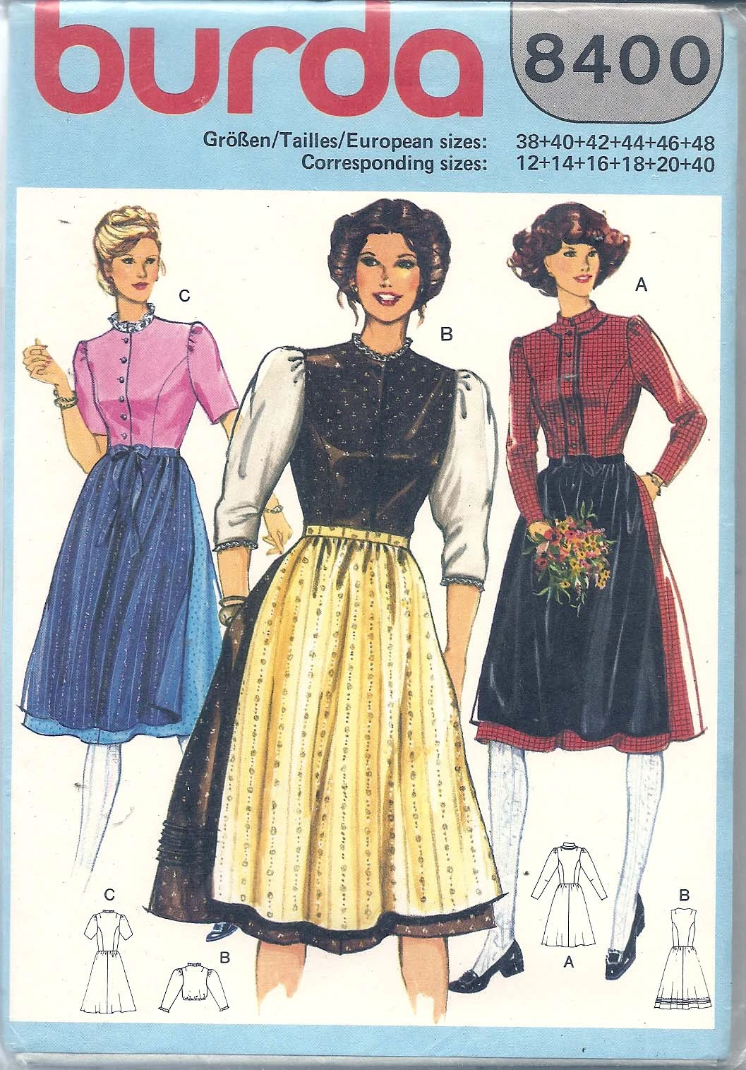 Burda 8400 Vintage Sewing Patterns FANDOM powered by Wikia