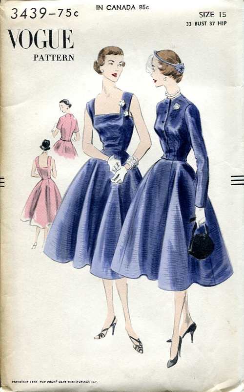 Vogue 3439 | Vintage Sewing Patterns | FANDOM powered by Wikia