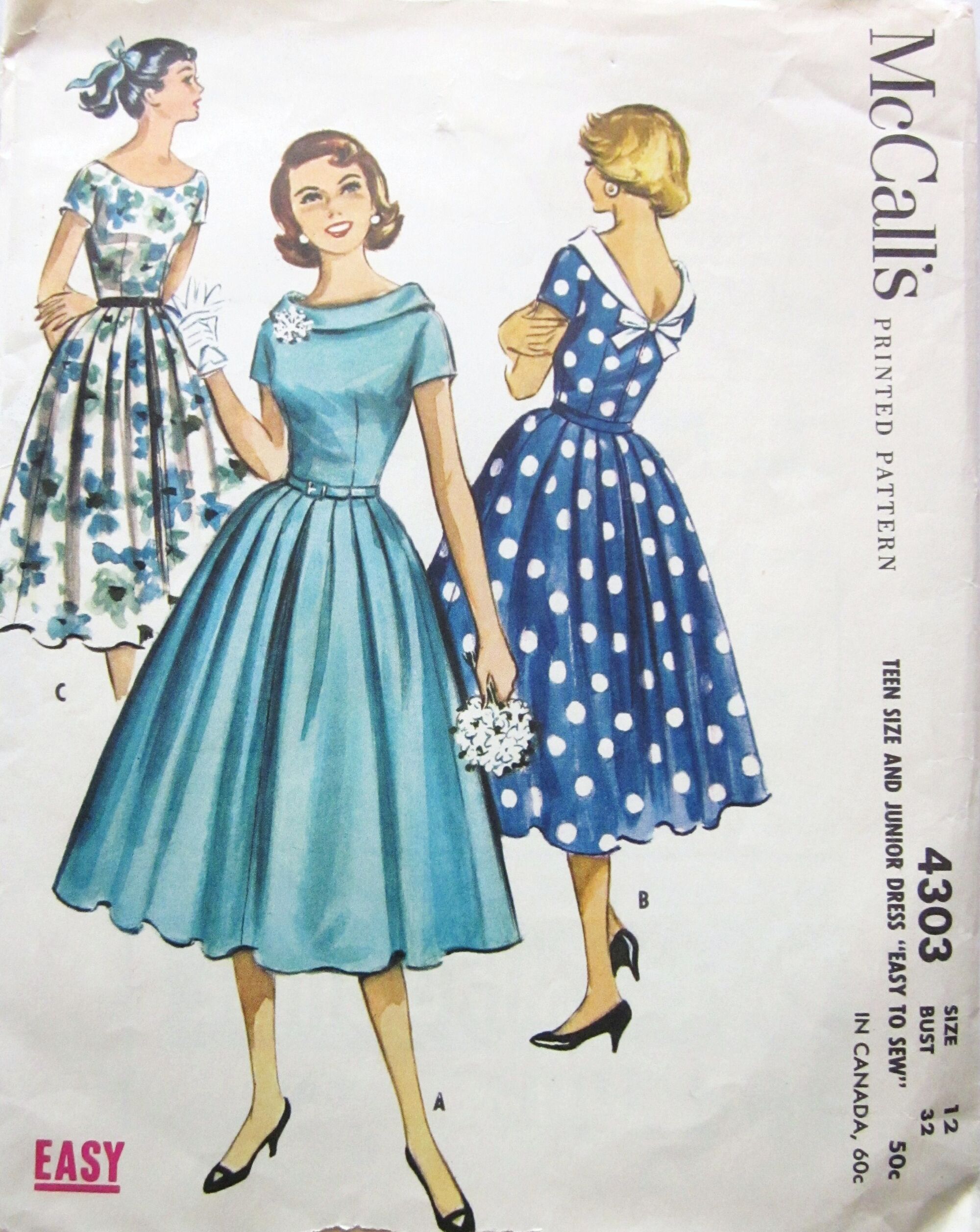 McCall's 4303 A Vintage Sewing Patterns FANDOM powered by Wikia