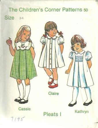 The Children S Corner 50 Vintage Sewing Patterns Fandom