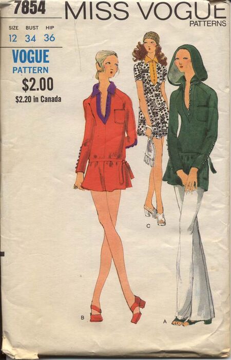 Vogue 7854 | Vintage Sewing Patterns | FANDOM powered by Wikia