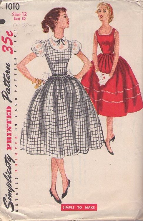 Simplicity 1010 | Vintage Sewing Patterns | FANDOM powered by Wikia