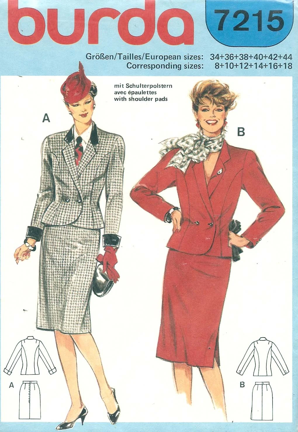 Burda 7215 Vintage Sewing Patterns FANDOM powered by Wikia