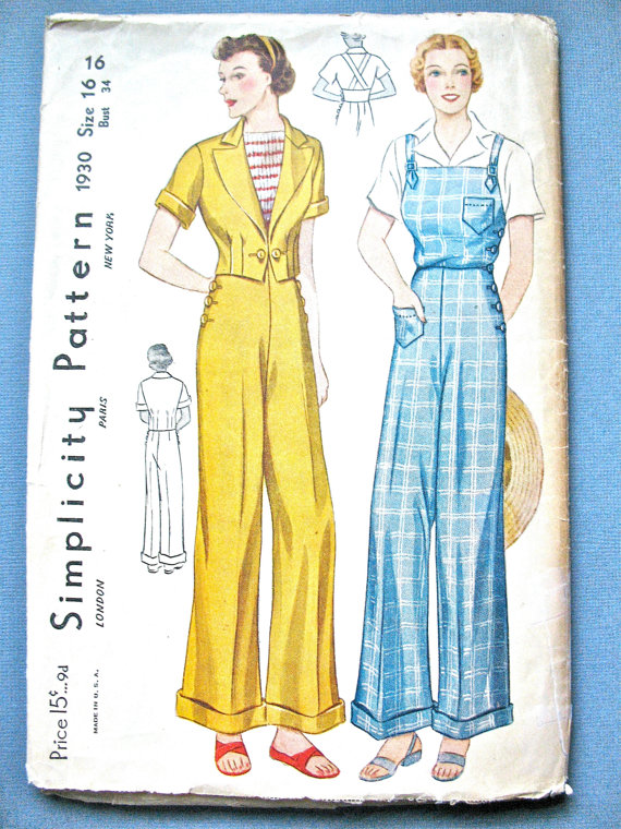 Simplicity 1930 A | Vintage Sewing Patterns | FANDOM powered by Wikia