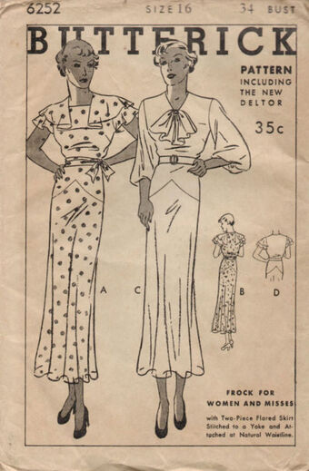 Butterick 6252 A Vintage Sewing Patterns Fandom