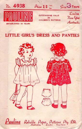 Pauline 4938 Vintage Sewing Patterns Fandom