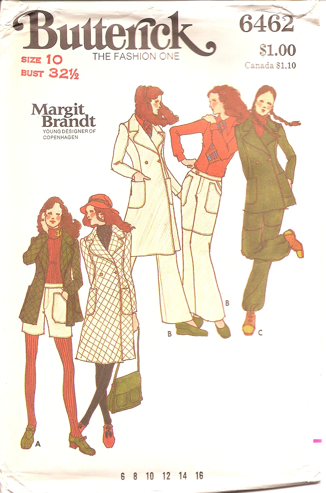 Butterick 6462 A Vintage Sewing Patterns FANDOM powered by Wikia